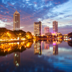 Colombo city skyline view