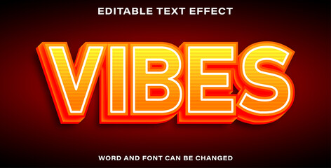 Text effect style vibes
