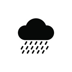 rain icon vector sign