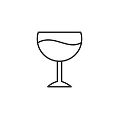 wine drink icon vector