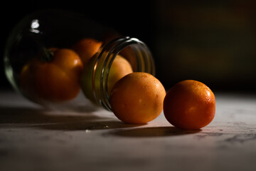 still life on tomatoes