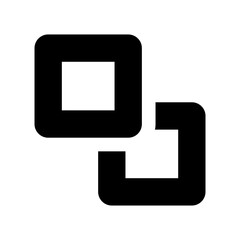 Copy layers icon - vector illustration . layer, duplicate, file, edit, editing, tools, icons .