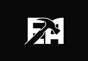 E A Initial Letter Logo design, Graphic Alphabet Symbol for Corporate Business Identity