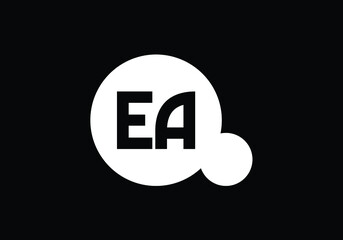 E A Initial Letter Logo design, Graphic Alphabet Symbol for Corporate Business Identity