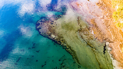 Mahurangi, Mahurangi Regional Park, Whangaparaoa New Zealand Spring springtime drone photos videos ANZAC Whangaparaoa Peninsula bay shore beach north island Auckland bay of whales