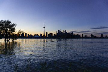 Naklejka premium beautiful city view of Toronto