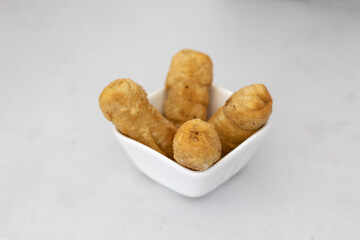 tequeños with cheese - cheese fingers