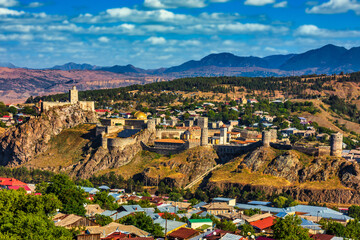 Obraz premium Rabati Castle landmark of Akhaltsikhe Samtskhe Javakheti region Georgia eastern Europe