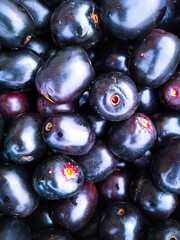 black olives background