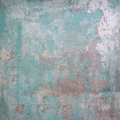 close up of peeling paint wall, texture background with space for text or image