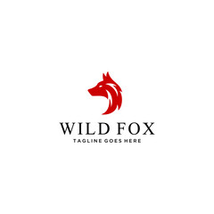 Obraz premium Creative modern illustration fox logo sign icon design vector