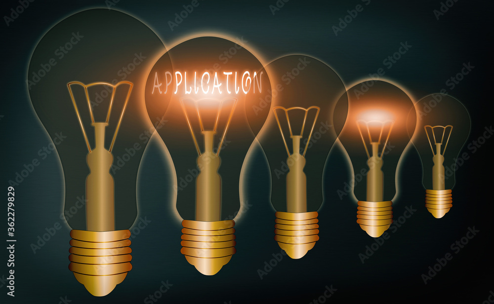 Poster handwriting text writing application. conceptual photo an order for something formal and usually wri