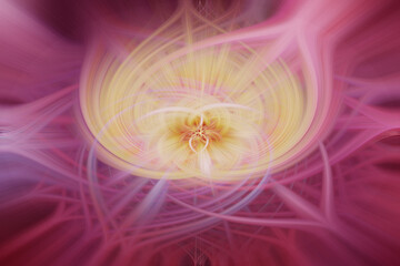 Abstract background twisted fiber effect with pink tone.Wallpaper design illustration.