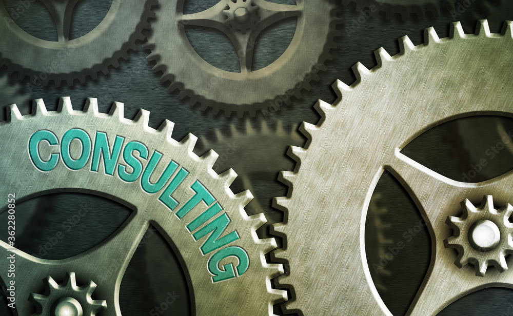 Poster text sign showing consulting. business photo text engaged in giving expert advice to experts or tech