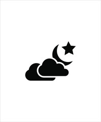 night icon,vector best flat icon.