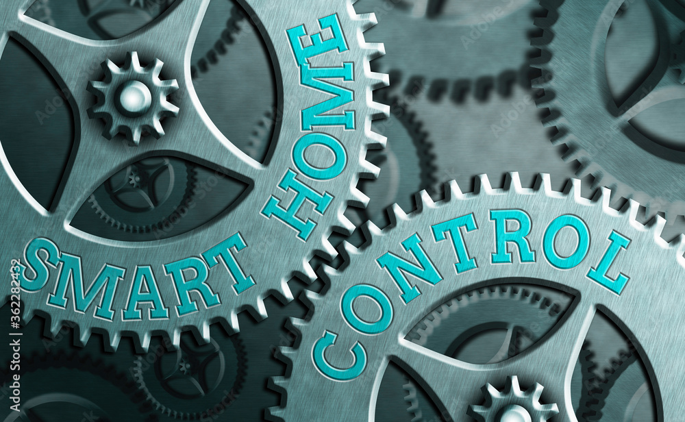 Poster text sign showing smart home control. business photo showcasing internet of things technology of aut