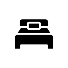 bed icon vector symbol template