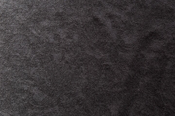 black fabric texture background.