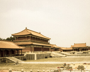 Fototapeta na wymiar The Forbidden City in Beijing China