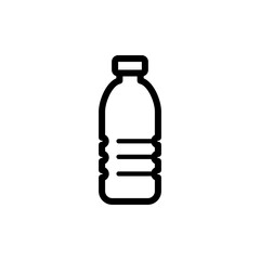 plastic bottle icon vector symbol template