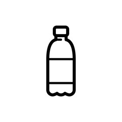 plastic bottle icon vector symbol template
