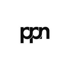 ppn letter original monogram logo design