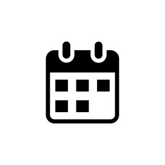 calendar icon vector symbol template