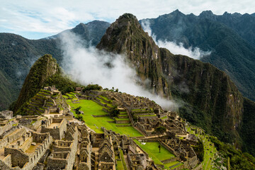 Classic view of Machu Picchu town