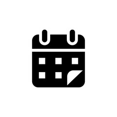 calendar icon vector symbol template
