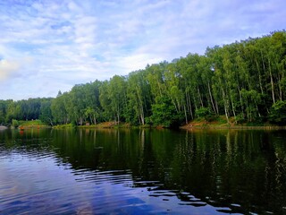 lake in the forest