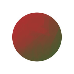 Ball from the gradient. Abstract watercolor art hand paint on a white background. 