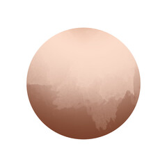 Ball from the gradient. Abstract watercolor art hand paint on a white background. 