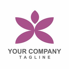 SPA and aesthetic vector logo and icon