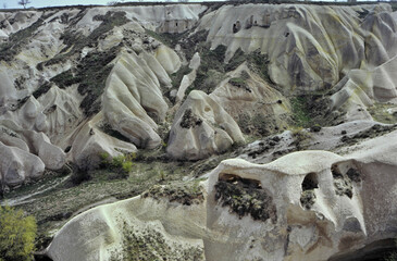 rock formations in cappadocia turkey