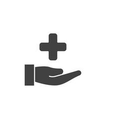 Medical support icon. Help symbol modern, simple, vector, icon for website design, mobile app, ui. Vector Illustration