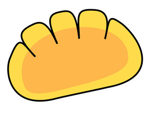 クリームパンこげ(色線)