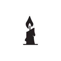 candle icon vector symbol template