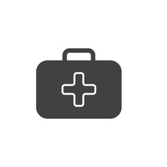 First aid icon. Medical bag symbol modern, simple, vector, icon for website design, mobile app, ui. Vector Illustration