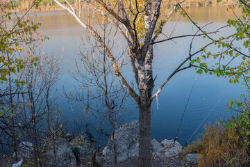 Obraz premium Lake View in the fall