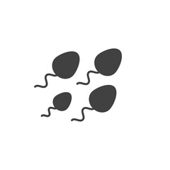 Sperms icon. Fertilization symbol modern, simple, vector, icon for website design, mobile app, ui. Vector Illustration