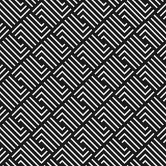 Seamless weave pattern with elements of geometric stripes
