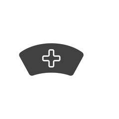 Nurse hat icon. Medical symbol modern, simple, vector, icon for website design, mobile app, ui. Vector Illustration