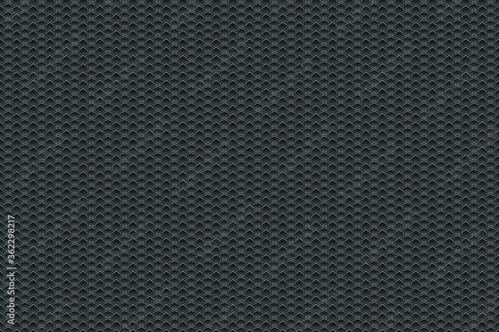 Poster abstract vector texture of scales. black vector seamless pattern. background consisting of black hex