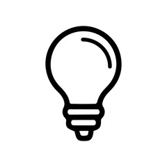 Lamp icon vector