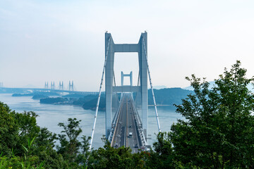 [岡山県]瀬戸大橋（鷲羽山展望台）