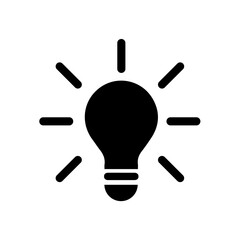 Lamp icon vector
