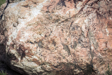 Big mountain stone with beautiful shape.