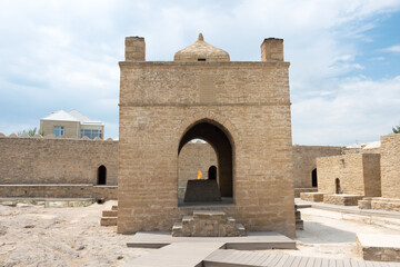 Ateshgah Fire Temple. a famous historic site on the Silk Road, Baku, Azerbaijan.