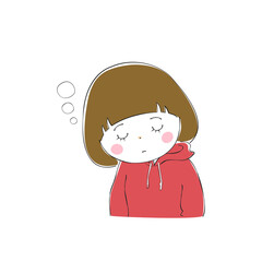 若い女性の表情バリエーション