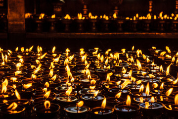 Swayambhu.Centro religioso de peregrinación tanto para budistas como hinduistas.Kathmandu, Nepal,...